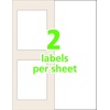 image:imageAvery 00755 Easy Align SelfLaminating ID Labels LaserInkjet 3 12 x 4 12 White Pack of 50