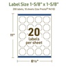 image:imageAvery Dissolvable Square Scalloped Labels Sure Feed Technology 158 x 158 Matte White PrinttoTheEdge LaserInkjet Printable 100 Labels Total200 labels