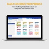 image:imageAvery Durable ID Cards Laser Printable on Both Sides Blank White 80 Total 2125 x 3375 61610