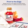 image:imageAvery Durable Waterproof Wraparound Rectangle Labels with Sure Feed Technology 325 x 775 Matte White LaserPigmentInkjet 16 Customizable Labels 22835One Size
