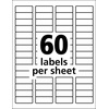 image:imageAvery Durable White Cover Up ID Labels for Laser Printers 067 x 175 Pack of 3000 61533