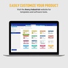 image:imageAvery Durable Wide ID Badges for Lanyards Laser Printable on Both Sides Blank White 80 Total 3375 x 2125 61611218 x 338 Pack of 5