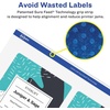 image:imageAvery Glossy Clear Rectangle Labels Sure Feed Technology 313 x 4 30 Glossy Clear Labels LaserInkjet Printable150 labels