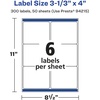 image:imageAvery Glossy Clear Rectangle Labels Sure Feed Technology 313 x 4 30 Glossy Clear Labels LaserInkjet Printable300 labels