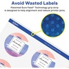 image:imageAvery Glossy Clear Round Labels Sure Feed Technology 3 Diameter 60 Glossy Clear Labels PrinttoTheEdge LaserInkjet Printable60 labels