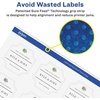 image:imageAvery Glossy Clear Square Scalloped Labels Sure Feed Technology 158 x 158 200 Glossy Clear Labels PrinttoTheEdge LaserInkjet Printable500 labels