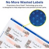 image:imageAvery Glossy White Labels Sure Feed Technology 2 x 3 Rectangle Labels PrinttoTheEdge LaserInkjet 80 Total 2289080 labels