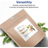 image:imageAvery Glossy White Square Labels Sure Feed Technology 4 x 4 40 Glossy White Labels Permanent Adhesive LaserInkjet Printable400 labels