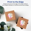 image:imageAvery Glossy White Square Scalloped Labels Sure Feed Technology 158 x 158 200 Glossy White Labels PrinttoTheEdge Permanent Adhesive LaserInkjet Printable500 labels