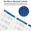 image:imageAvery High Visibility Printable Round Labels with Sure Feed 25 Diameter White Laser Printer 300 per Pack 2 Packs 600 Customizable Blank Labels Total 45294