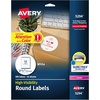 image:imageAvery High Visibility Printable Round Labels with Sure Feed 25 Diameter White Laser Printer 300 per Pack 2 Packs 600 Customizable Blank Labels Total 45294