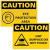 image:imageAvery Industrial Outdoor Vinyl Sign Labels 7 x 10 Permanent Laser Printable Safety Yellow 15 Blank Signs 61554