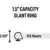 image:imageAvery Magnetic Hanging Binder Rings 15 Inch Slant Rings 3 Ring Binder Mechanism 777151 Pack