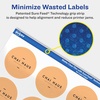 image:imageAvery Matte Clear Round Labels Sure Feed Technology 15 Diameter 200 Matte Clear Labels PrinttoTheEdge LaserInkjet Printable500 labes