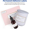 image:imageAvery Matte White Labels Metallic Gold Borders 3 Round Labels 60 Total LaserInkjet Printable 6544120 labels