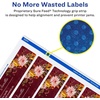 image:imageAvery Matte White Rectangle Labels Sure Feed Technology 975 x 125 125 Matte White Printable Labels125 Labels