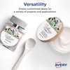 image:imageAvery Matte White Round Labels Sure Feed Technology 25 Diameter 225 Matte White Printable Labels900 Labels