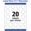 image:imageAvery Matte White Round Labels Sure Feed Technology Permanent Adhesive 112 400 Labels 8293