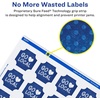 image:imageAvery Matte White Square Scalloped Labels Sure Feed Technology 158 x 158 500 Matte White Printable Labels500 Labels