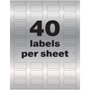 image:imageAvery Metallic Asset Tag Labels 334 x 2 Laser Printable Tags 64 Waterproof Labels 6152034 x 112