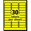 image:imageAvery Printable Address Labels with Sure Feed 1 x 258 Assorted Neon Colors Magenta Green and Yellow Laser amp Inkjet Compatible 450 Blank Labels Total 5979Neon Yellow