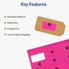 image:imageAvery Printable Address Labels with Sure Feed 1 x 258 Assorted Neon Colors Magenta Green and Yellow Laser amp Inkjet Compatible 450 Blank Labels Total 5979Assorted
