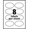 image:imageAvery Printable Blank Oval Labels 2 x 313 Textured Matte White 80 Customizable Labels 22829
