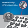 image:imageAvery Printable Blank Oval Labels 2 x 313 Textured Matte White 80 Customizable Labels 22829