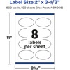 image:imageAvery Printable Durable White Oval Labels Sure Feed Technology 118 x 214 PrinttotheEdge Waterproof Labels Laser amp PigmentBased Inkjet Compatible 80 Total800 labels