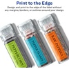 image:imageAvery Printable Durable White Rectangle Labels Sure Feed Technology 1 x 3 PrinttotheEdge Waterproof Labels Laser amp PigmentBased Inkjet Compatible 160 Total400 labels