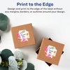 image:imageAvery Printable Durable White Square Scalloped Labels Sure Feed Technology 158 x 158 PrinttotheEdge Waterproof Labels Laser amp PigmentBased Inkjet Compatible 200 Total200 labels