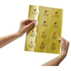 image:imageAvery Printable Embossed Foil Round Labels 2 Diameter Gold 96 Customizable Labels 228311