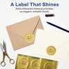 image:imageAvery Printable Embossed Foil Round Labels 2 Diameter Gold 96 Customizable Labels 228311