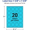 image:imageAvery Printable Square Scalloped Labels Sure Feed Technology 158 x 158 Bright Blue Labels PrinttoTheEdge LaserInkjet Printable 200 Total Great for Cosmetics and Jars800 labels