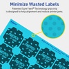 image:imageAvery Printable Square Scalloped Labels Sure Feed Technology 158 x 158 Bright Blue Labels PrinttoTheEdge LaserInkjet Printable 200 Total Great for Cosmetics and Jars800 labels