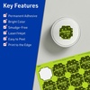 image:imageAvery Printable Square Scalloped Labels Sure Feed Technology 158 x 158 Bright Green Labels PrinttoTheEdge LaserInkjet Printable 200 Total Great for Cosmetics and Jars800 labels