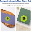 image:imageAvery Printable Square Scalloped Labels Sure Feed Technology 158 x 158 Bright Green Labels PrinttoTheEdge LaserInkjet Printable 200 Total Great for Cosmetics and Jars200 labels