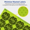 image:imageAvery Printable Square Scalloped Labels Sure Feed Technology 158 x 158 Bright Green Labels PrinttoTheEdge LaserInkjet Printable 200 Total Great for Cosmetics and Jars1 600 labels