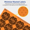 image:imageAvery Printable Square Scalloped Labels Sure Feed Technology 158 x 158 Bright Orange Labels PrinttoTheEdge LaserInkjet Printable 200 Total Great for Cosmetics and Jars800 labels