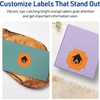 image:imageAvery Printable Square Scalloped Labels Sure Feed Technology 158 x 158 Bright Orange Labels PrinttoTheEdge LaserInkjet Printable 200 Total Great for Cosmetics and Jars200 labels