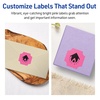image:imageAvery Printable Square Scalloped Labels Sure Feed Technology 158 x 158 Bright Pink Labels PrinttoTheEdge LaserInkjet Printable 200 Total Great for Cosmetics and Jars400 labels