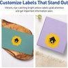 image:imageAvery Printable Square Scalloped Labels Sure Feed Technology 158 x 158 Bright Yellow Labels PrinttoTheEdge LaserInkjet Printable 200 Total Great for Cosmetics and Jars200 labels