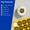 image:imageAvery Printable Square Scalloped Labels Sure Feed Technology 158 x 158 Bright Yellow Labels PrinttoTheEdge LaserInkjet Printable 200 Total Great for Cosmetics and Jars400 labels