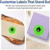 image:imageAvery Printable Square Scalloped Labels Sure Feed Technology 158 x 158 Neon Green Labels PrinttoTheEdge LaserInkjet Printable 200 Total Great for Cosmetics and Jars400 labels