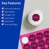 image:imageAvery Printable Square Scalloped Labels Sure Feed Technology 158 x 158 Neon Magenta Labels PrinttoTheEdge LaserInkjet Printable 200 Total Great for Cosmetics and Jars1 600 labels