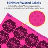 image:imageAvery Printable Square Scalloped Labels Sure Feed Technology 158 x 158 Neon Magenta Labels PrinttoTheEdge LaserInkjet Printable 200 Total Great for Cosmetics and Jars800 labels