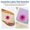 image:imageAvery Printable Square Scalloped Labels Sure Feed Technology 158 x 158 Neon Magenta Labels PrinttoTheEdge LaserInkjet Printable 200 Total Great for Cosmetics and Jars200 labels