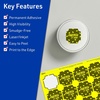 image:imageAvery Printable Square Scalloped Labels Sure Feed Technology 158 x 158 Neon Yellow Labels PrinttoTheEdge LaserInkjet Printable 400 Total Great for Cosmetics and Jars1 600 labels
