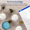 image:imageAvery Round Labels Sure Feed Technology 3 Diameter 60 Glossy White Labels 3650030 labels