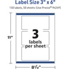 image:imageAvery TrueBlock Matte White Rectangle Labels Sure Feed Technology 3 x 6 30 Matte White Labels PrinttoTheEdge LaserInkjet Printable Great for Packaging and Product Merchandising150 labels
